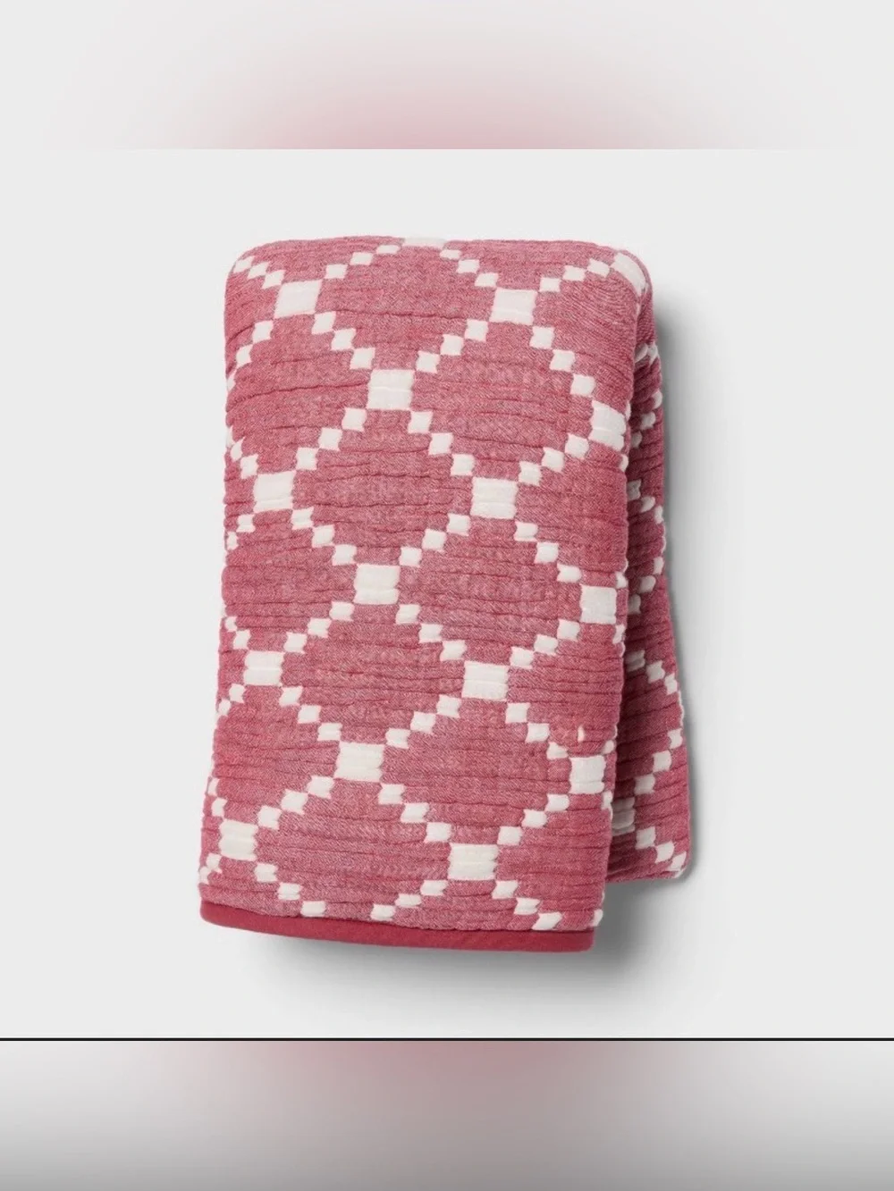 Christmas Decorative Red Geometric Dual Double Sides Long Pillow Cover Bedding